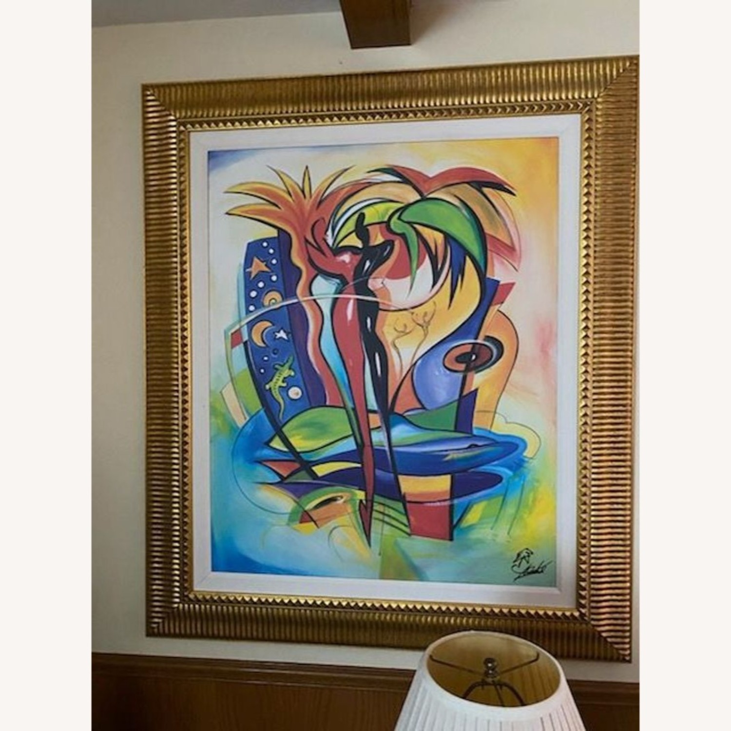 Cosmic Gecko‚Framed Giclee by Alfred Gockel - image-3