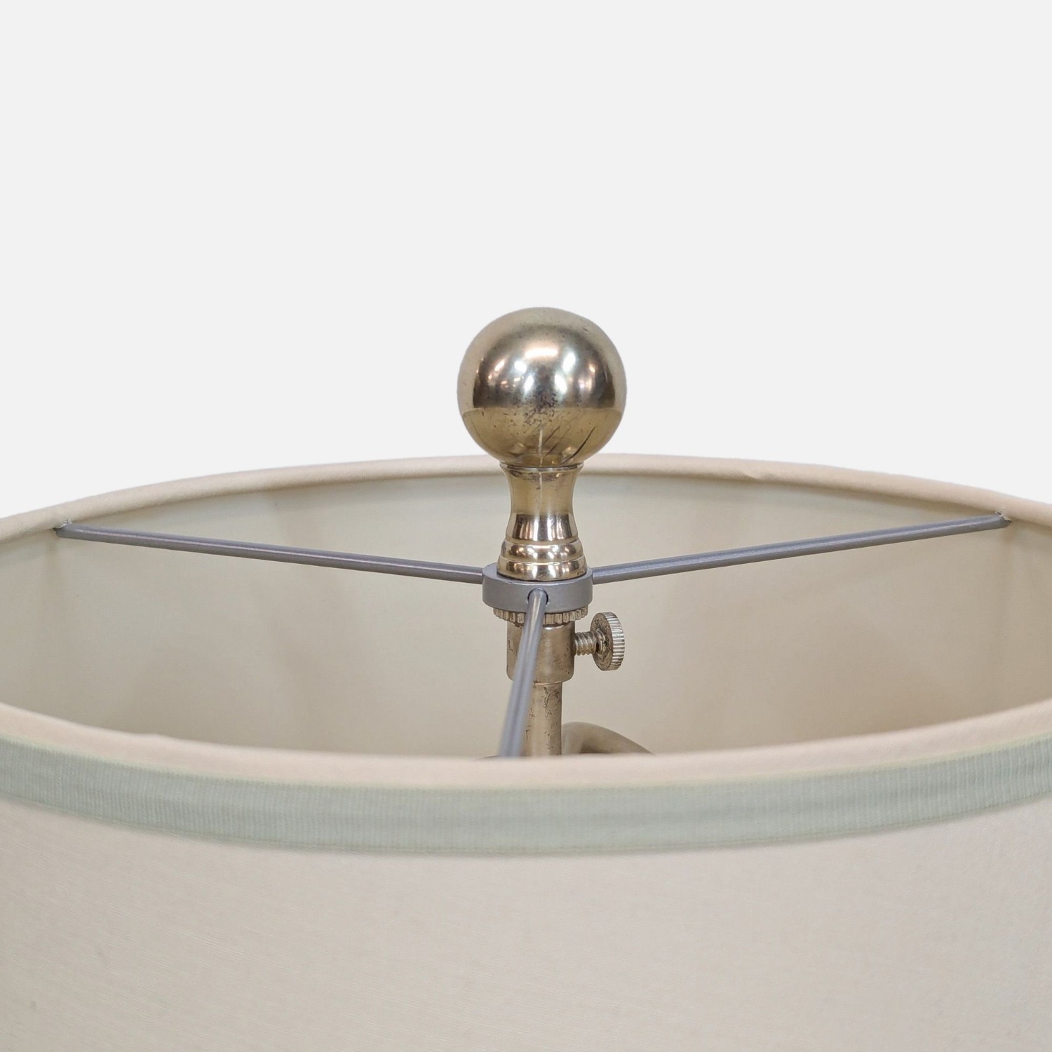 Kendall Wilkinson Design White Crackled Glass Lamp - image-3