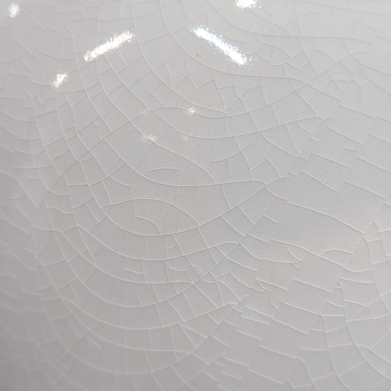 Kendall Wilkinson Design White Crackled Glass Lamp - image-6