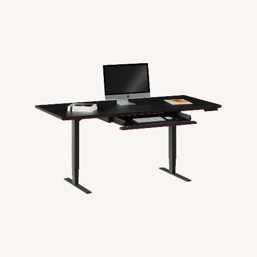Used BDI Furniture Standing Desk Black Wood Desk for sale on AptDeco