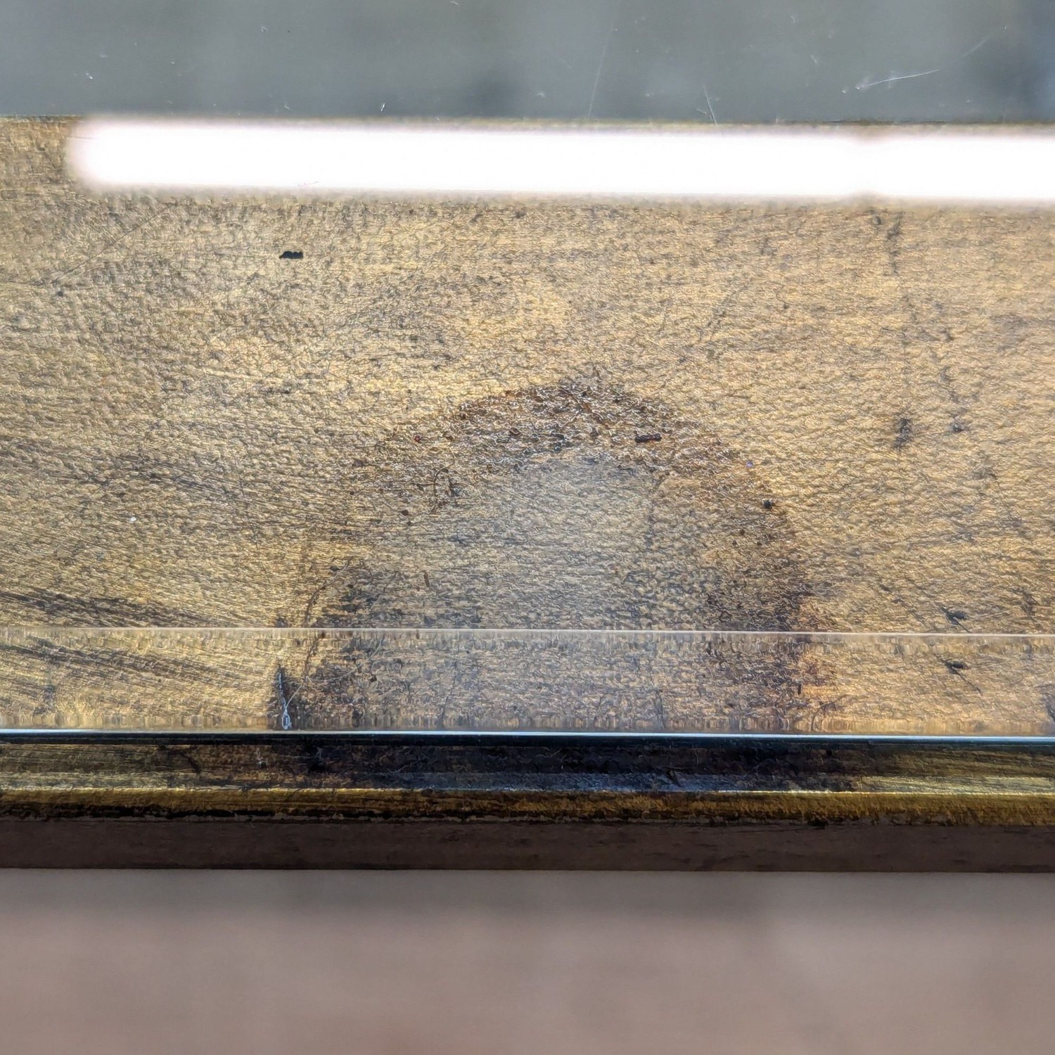  Vintage Ethan Allen Iron and Glass Coffee Table - image-8