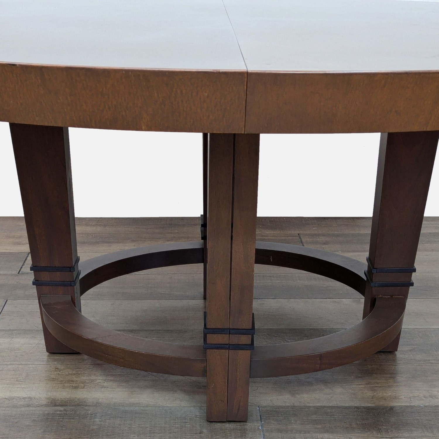 Custom Bird's Eye Maple Dining Table	 - image-4