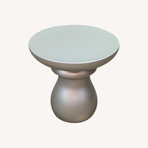 Used Roche Bobois Chess End Table in Matte Gold for sale on AptDeco