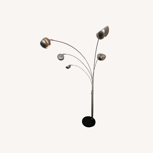 Used Silver Aluminum Floor Lamp for sale on AptDeco