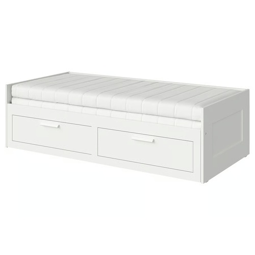 Used IKEA Brimnes White Wood Daybed for sale on AptDeco