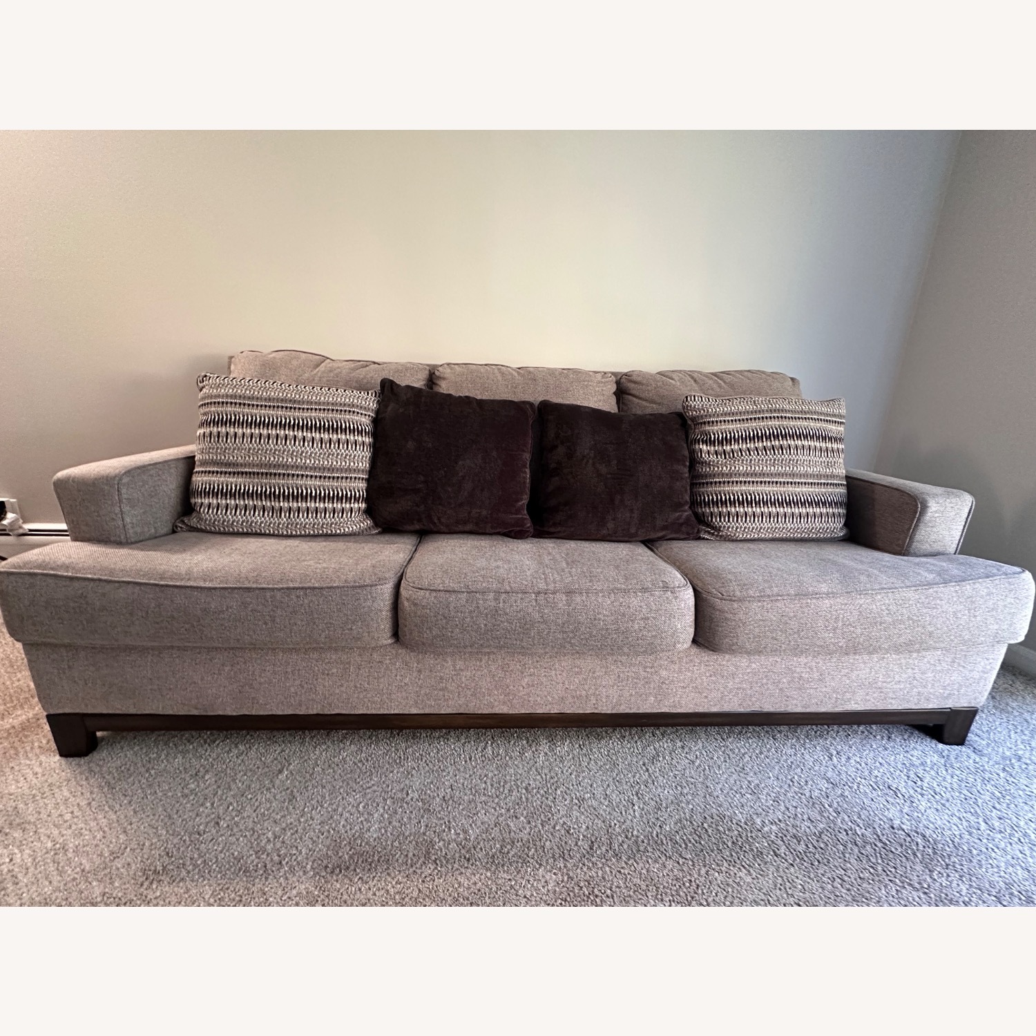 Ashley Furniture Light Gray 3+ Seater Sofa - image-1
