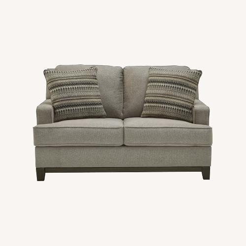 Used Ashley Furniture Light Gray Loveseat for sale on AptDeco
