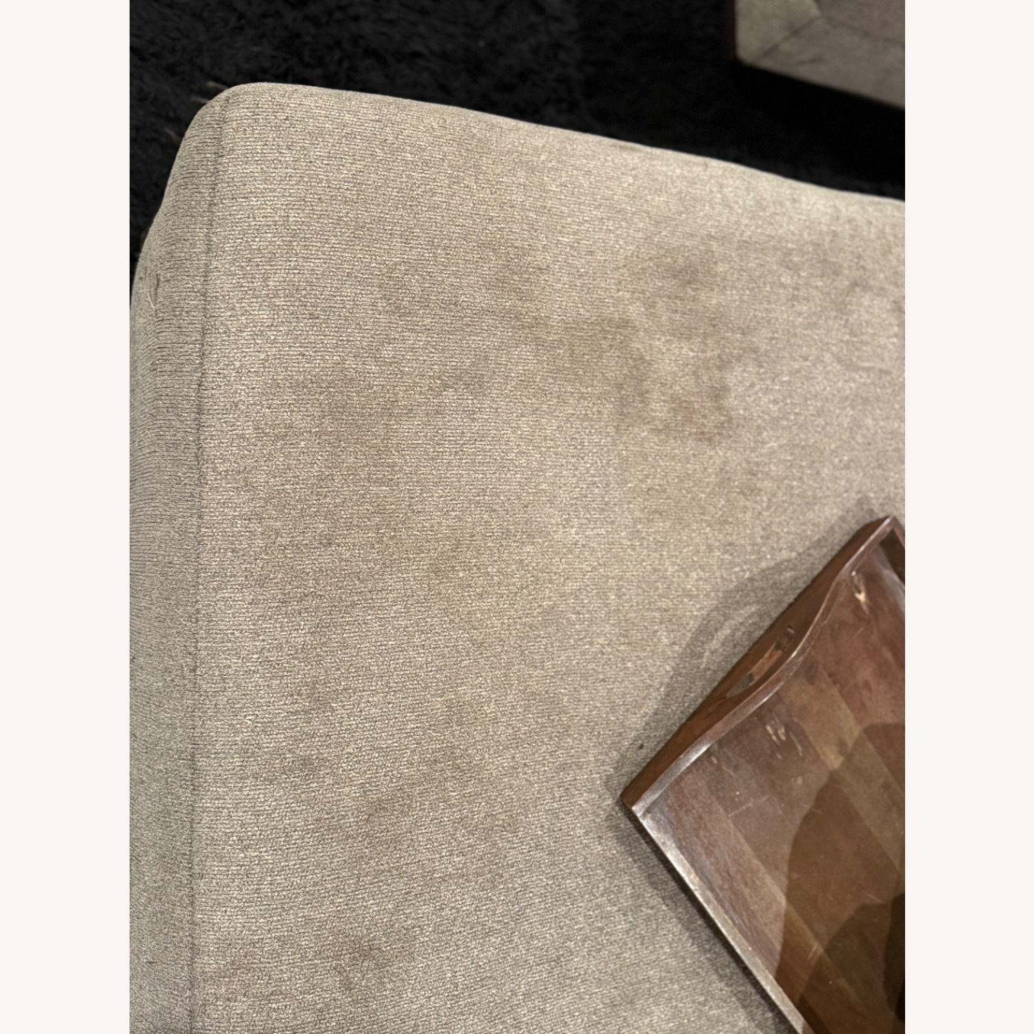 Luxe Gray 150'' 4 Piece Right Arm Facing Chaise Sectional - image-4