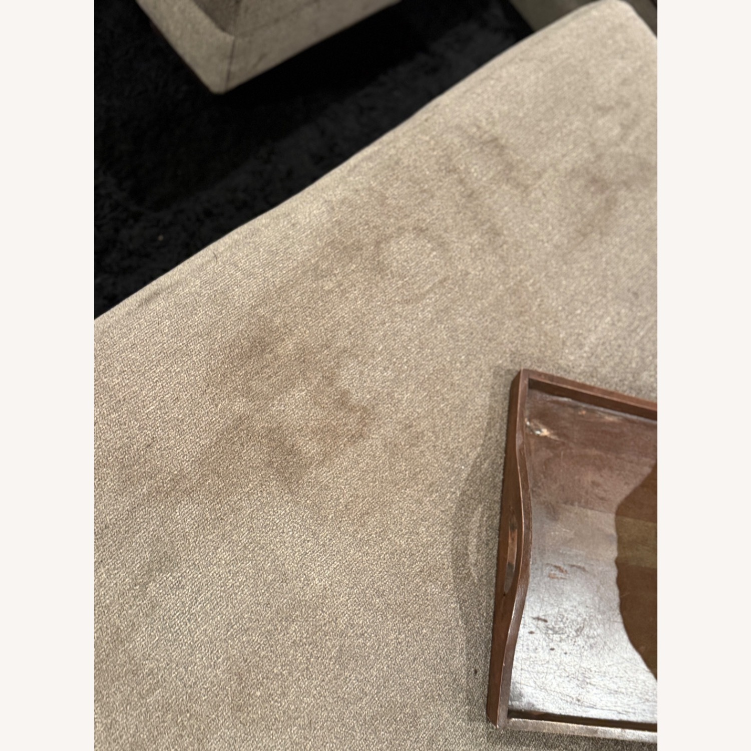 Luxe Gray 150'' 4 Piece Right Arm Facing Chaise Sectional - image-2