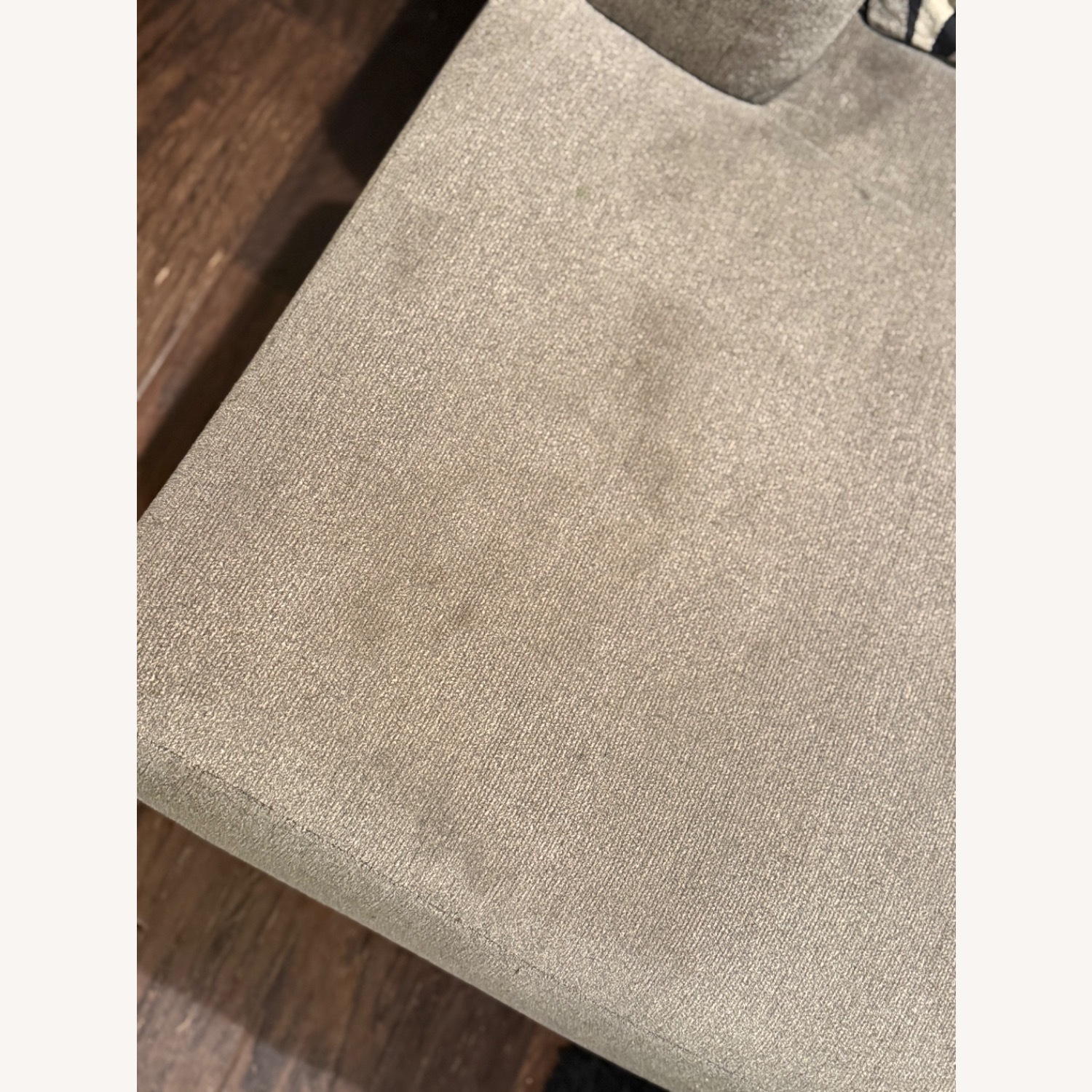 Luxe Gray 150'' 4 Piece Right Arm Facing Chaise Sectional - image-3