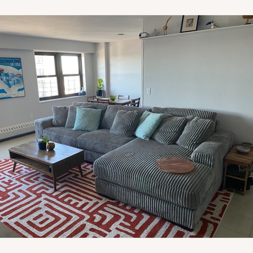 Used Ashley Furniture Lindyn Fabric 3+ Piece Sectional for sale on AptDeco