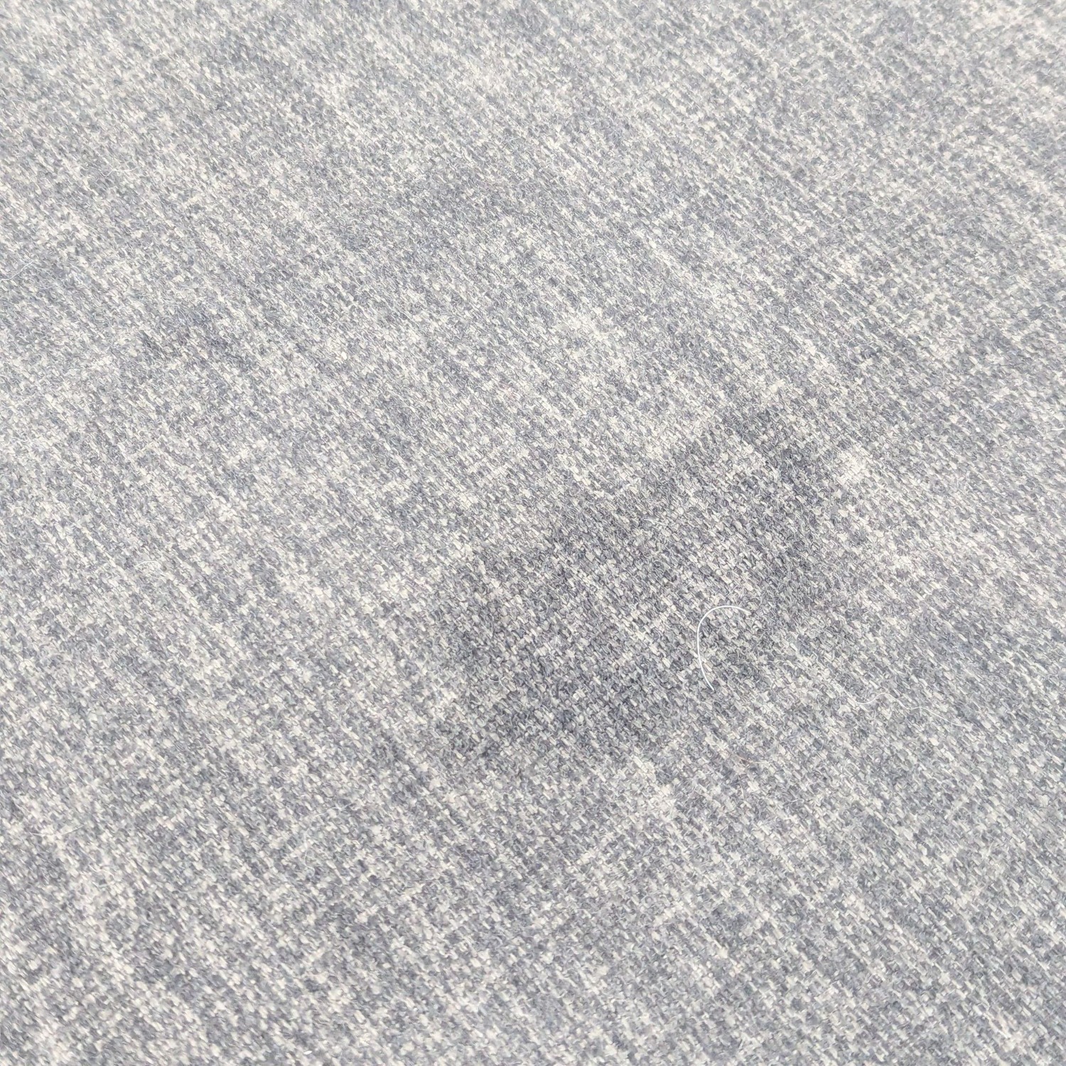 Modern Charcoal Gray Ottoman with Wood Legs	 - image-6