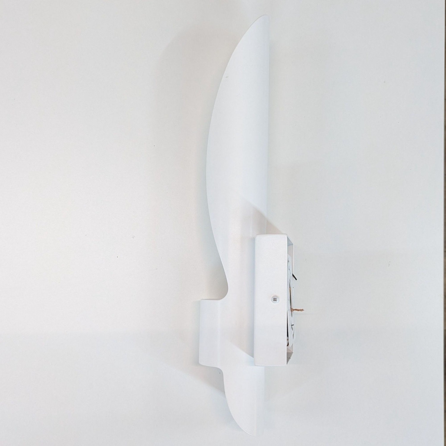 Sleek Modern White LED Wall Sconce Light Fixture	 - image-1