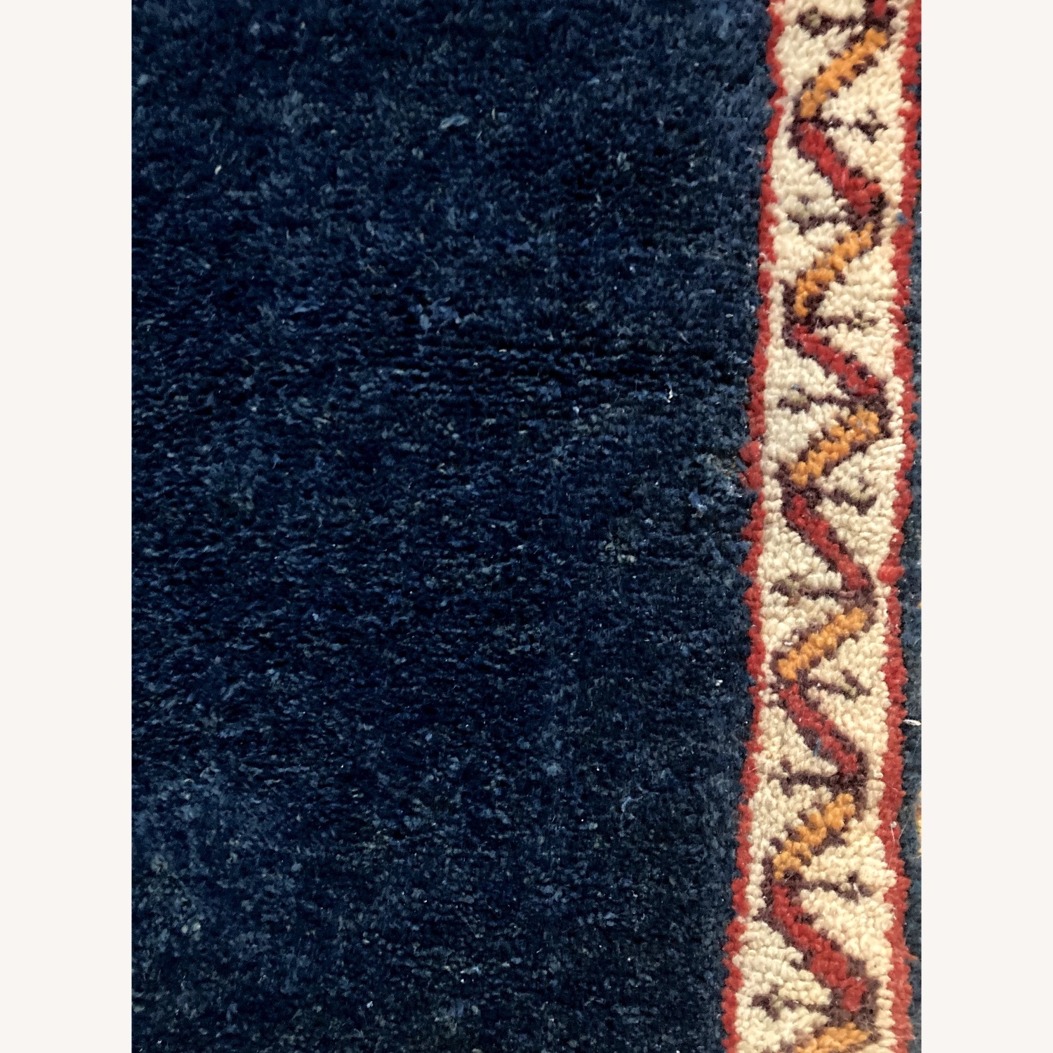 Blue Wool Area Rug 7' x 9.5' - image-3