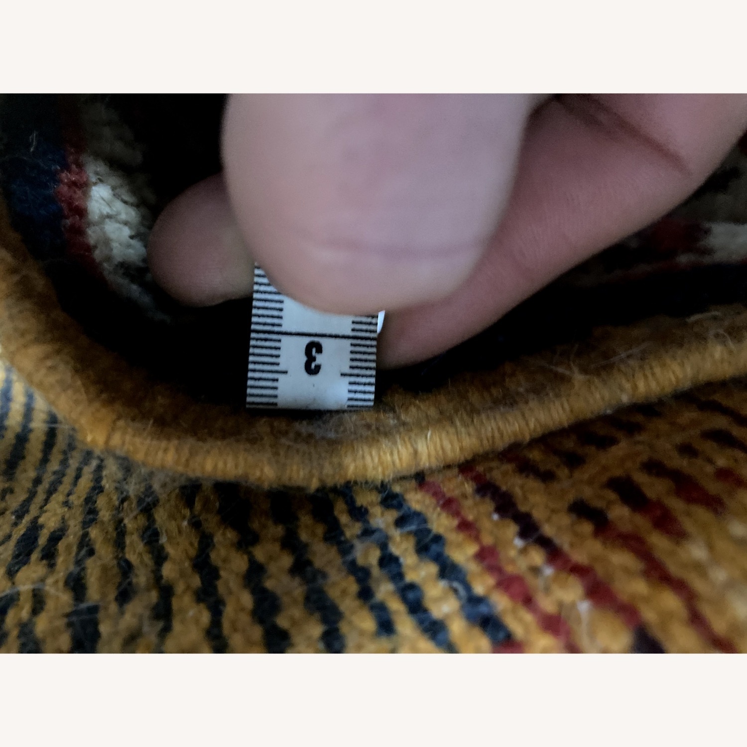 Blue Wool Area Rug 7' x 9.5' - image-8