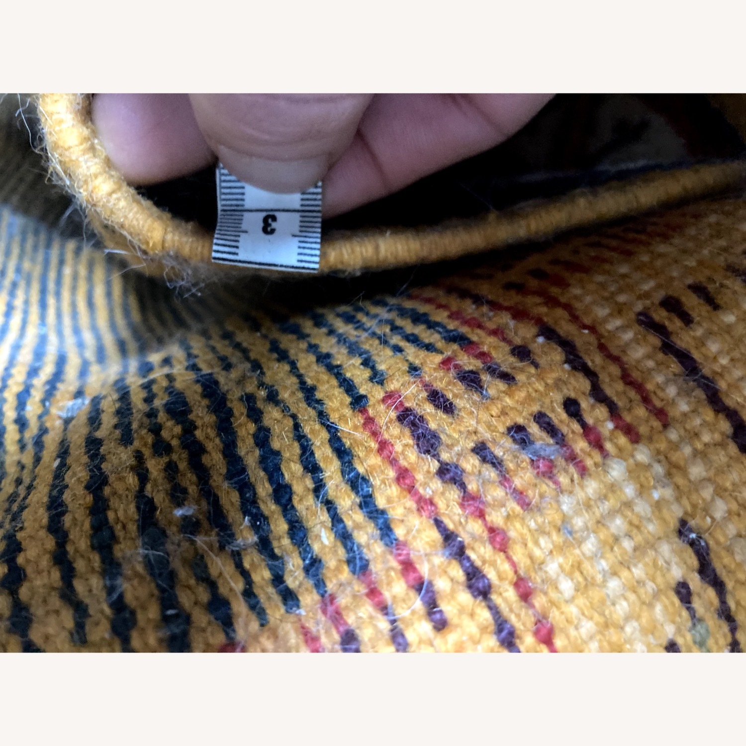 Blue Wool Area Rug 7' x 9.5' - image-9