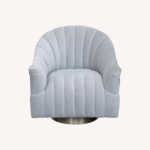 Used Springsteen Modern Velvet Swivel Chair  for sale on AptDeco