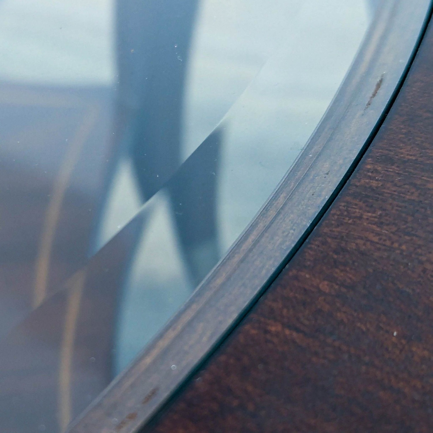 Glass Top Coffee Table with Inlaid Shelf	 - image-9