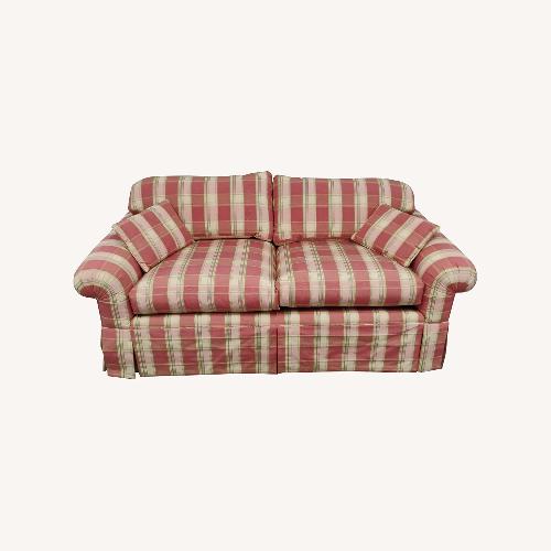 Used Ethan Allen Red 2 Seater Sofa for sale on AptDeco