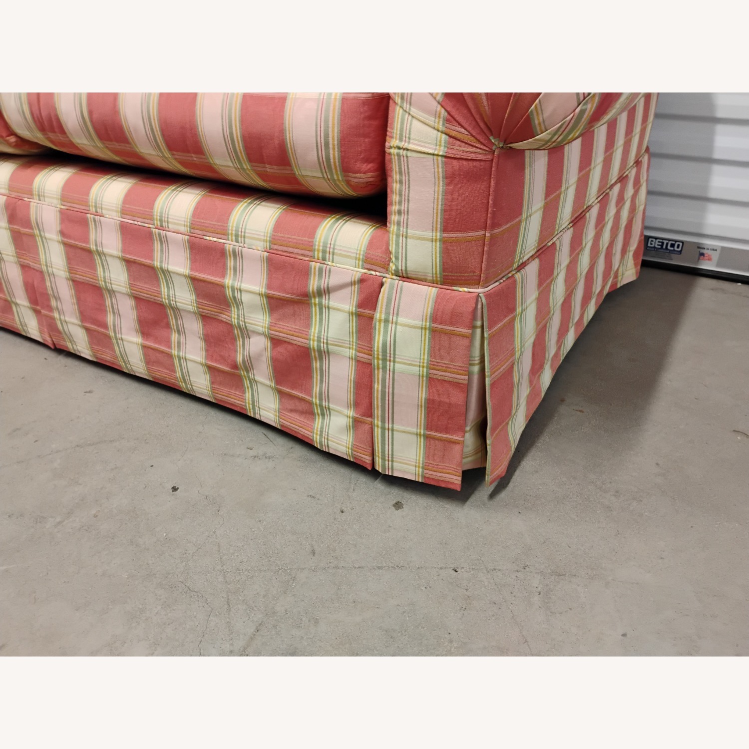 Ethan Allen Red 2 Seater Sofa - image-6