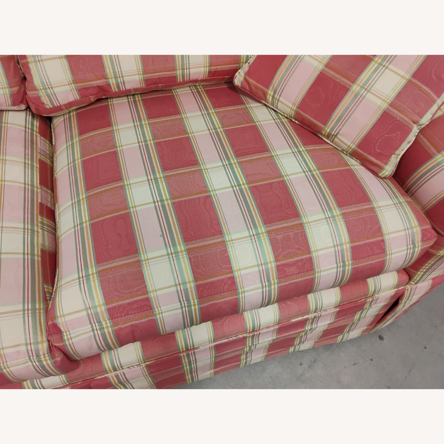 Ethan Allen Red 2 Seater Sofa - image-3