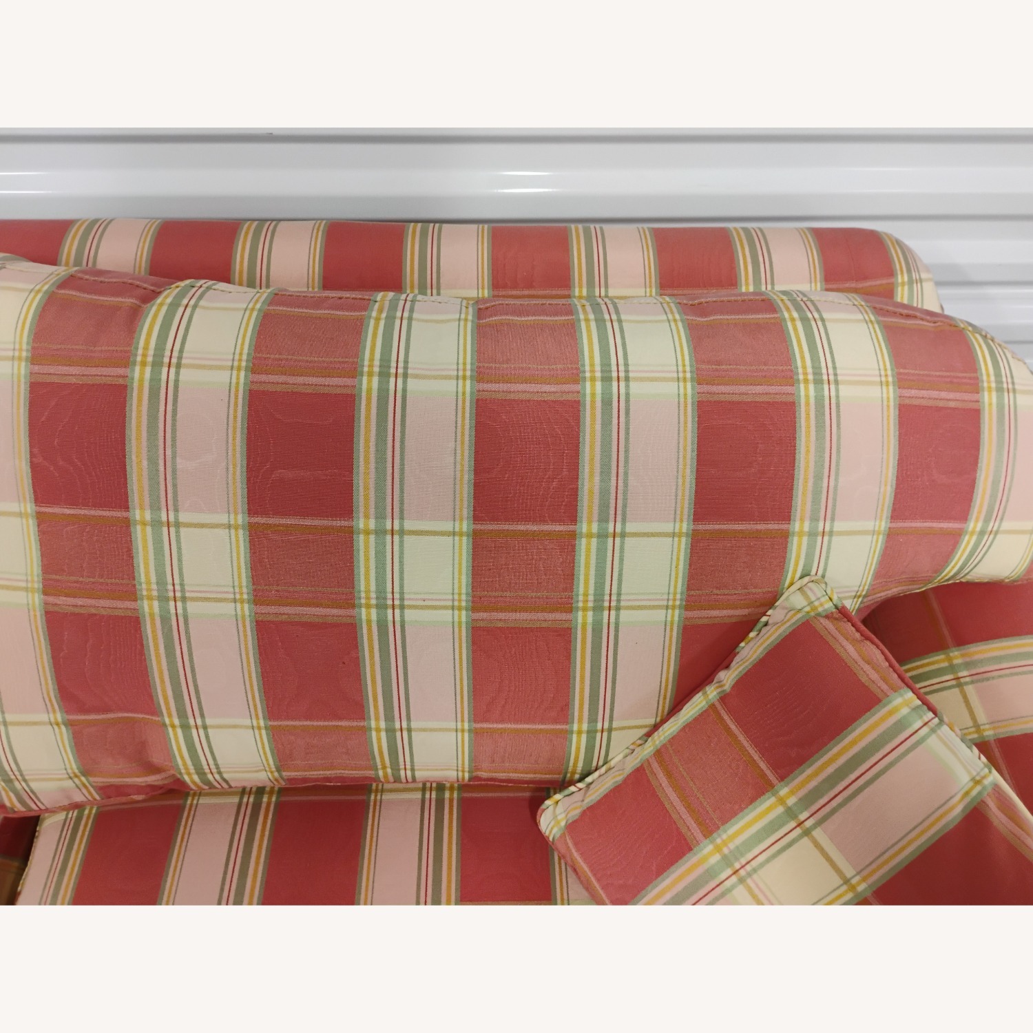 Ethan Allen Red 2 Seater Sofa - image-4