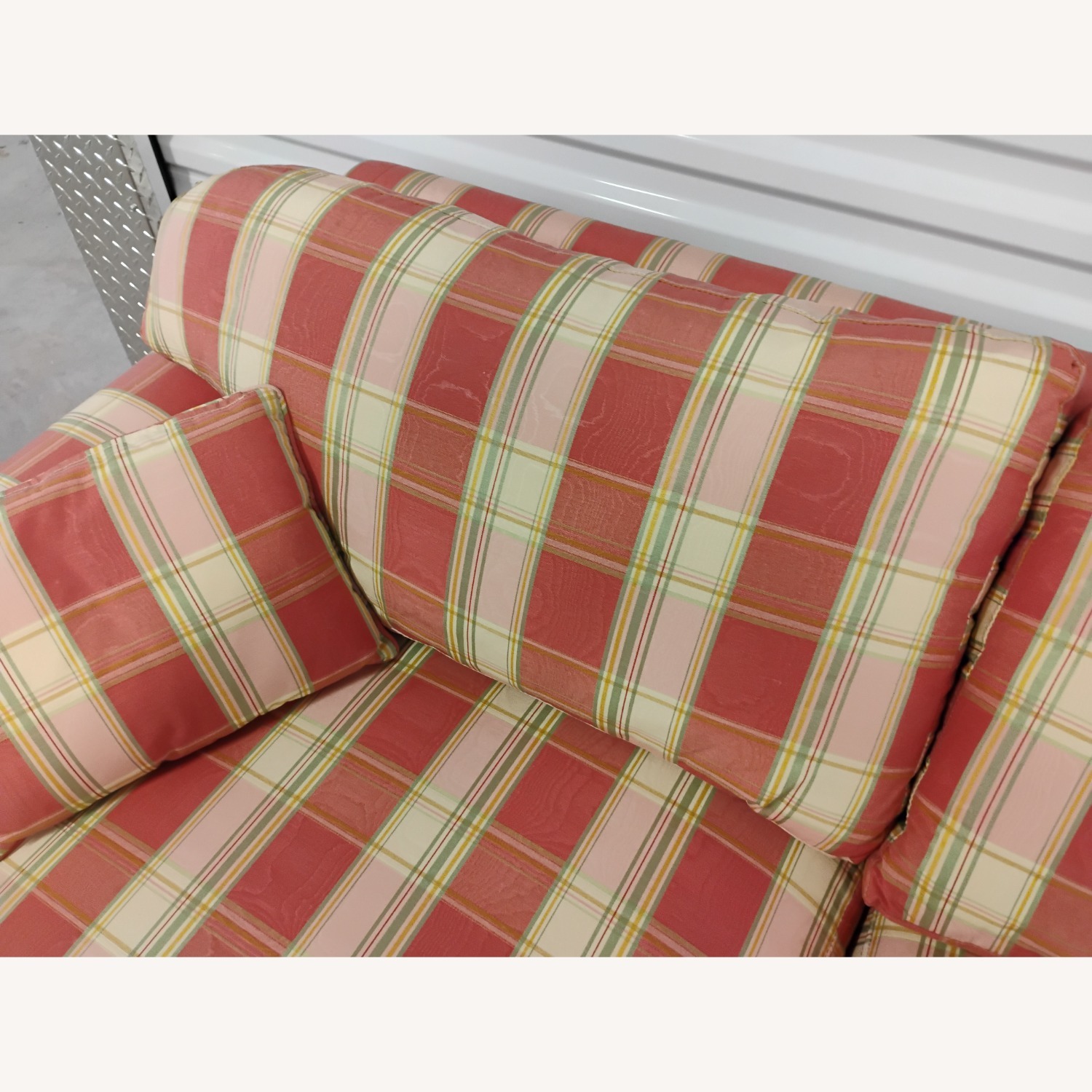 Ethan Allen Red 2 Seater Sofa - image-5