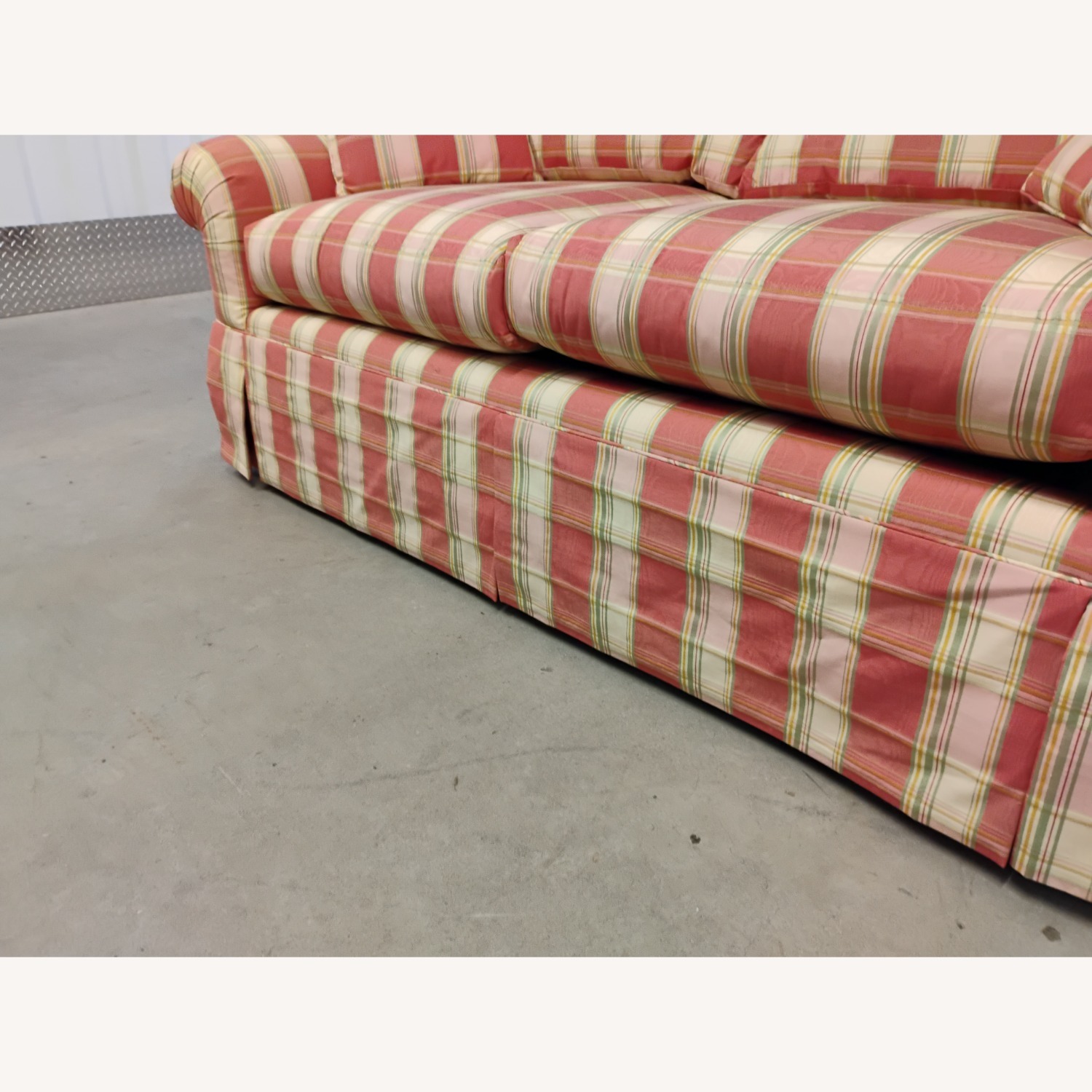 Ethan Allen Red 2 Seater Sofa - image-7