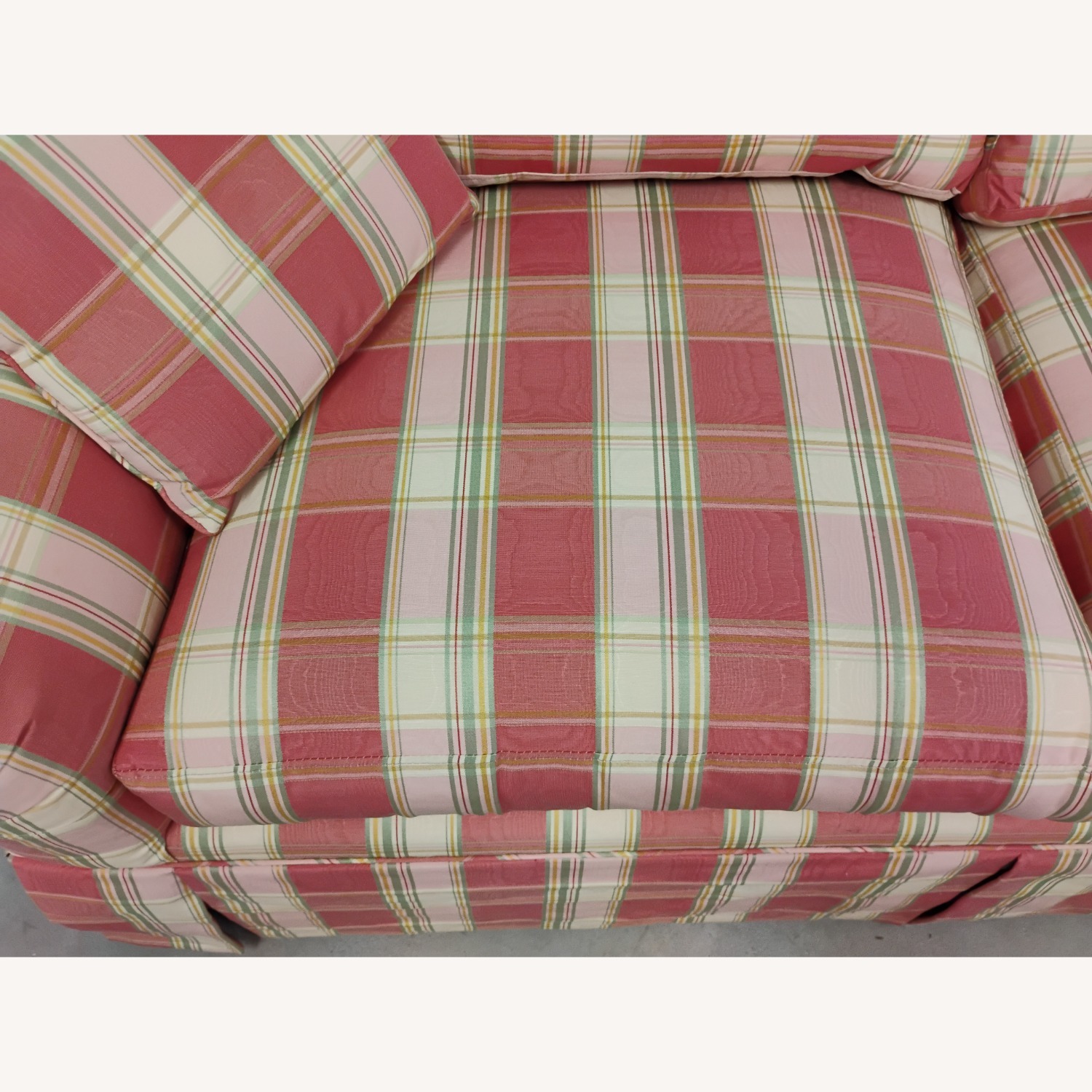 Ethan Allen Red 2 Seater Sofa - image-8