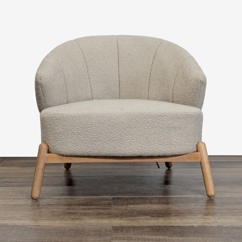 Used Perigold Ciel Modern Boucle Lounge Chair for sale on AptDeco