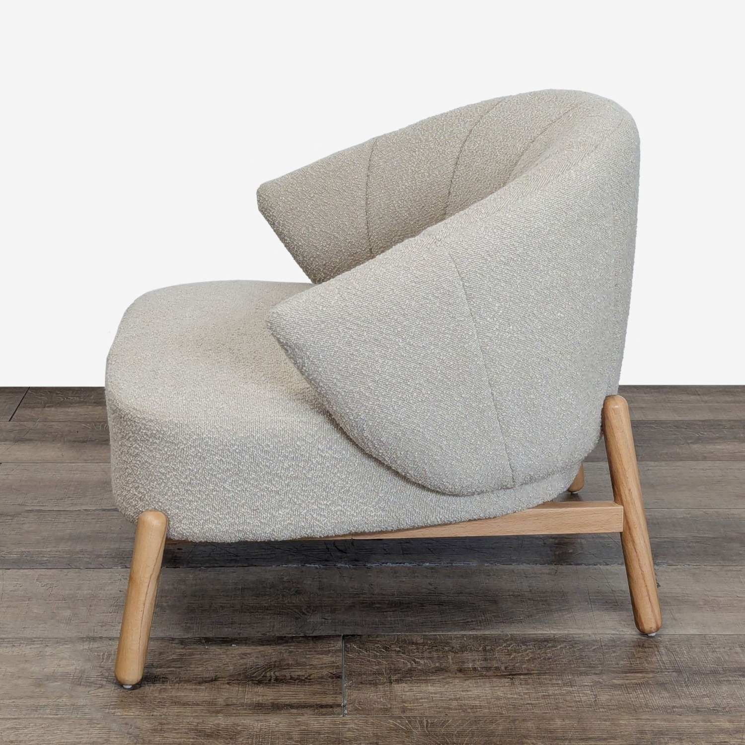 Perigold Ciel Modern Boucle Lounge Chair - image-4