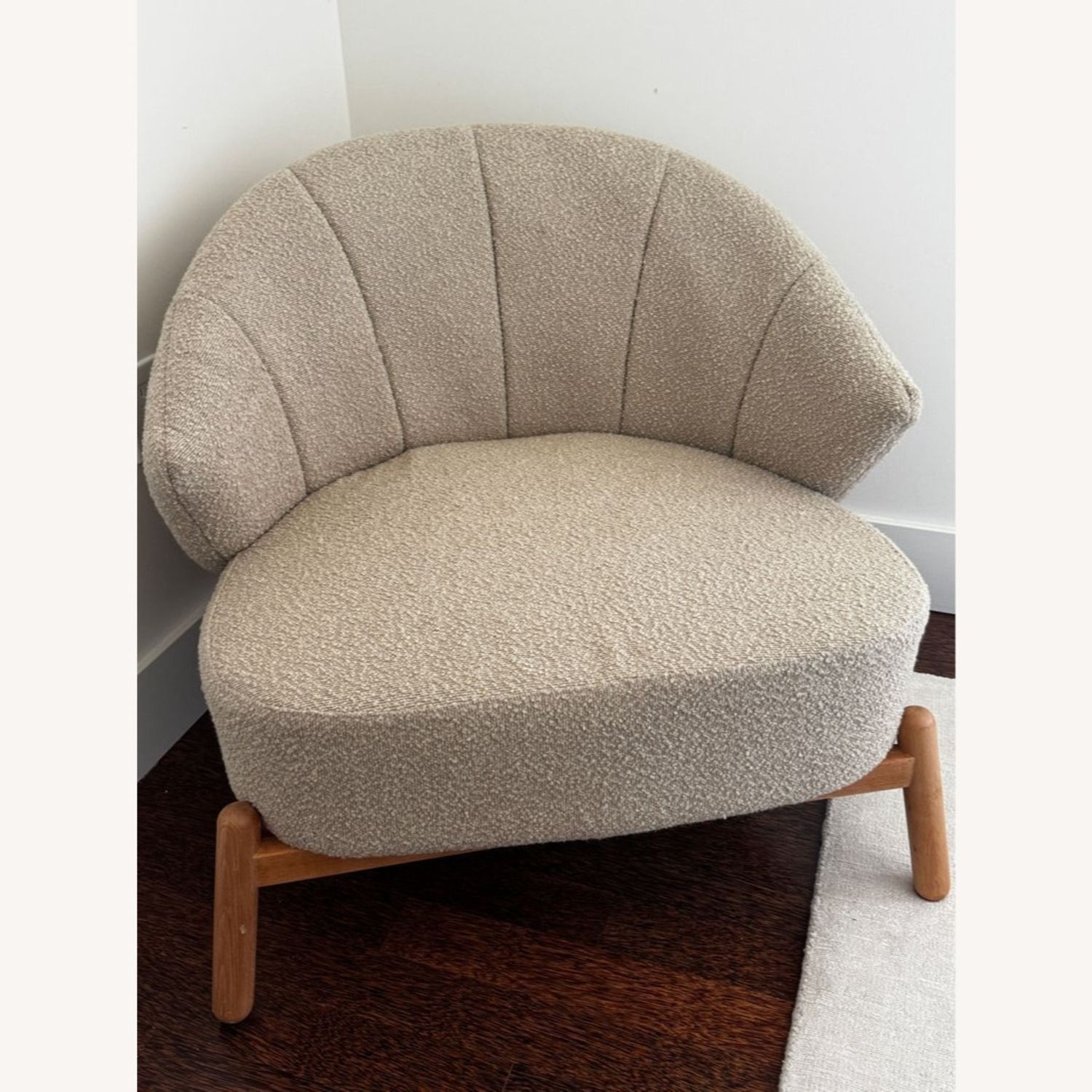 Perigold Ciel Modern Boucle Lounge Chair - image-5