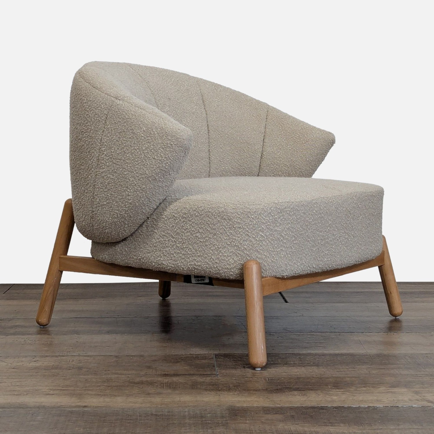 Perigold Ciel Modern Boucle Lounge Chair - image-1