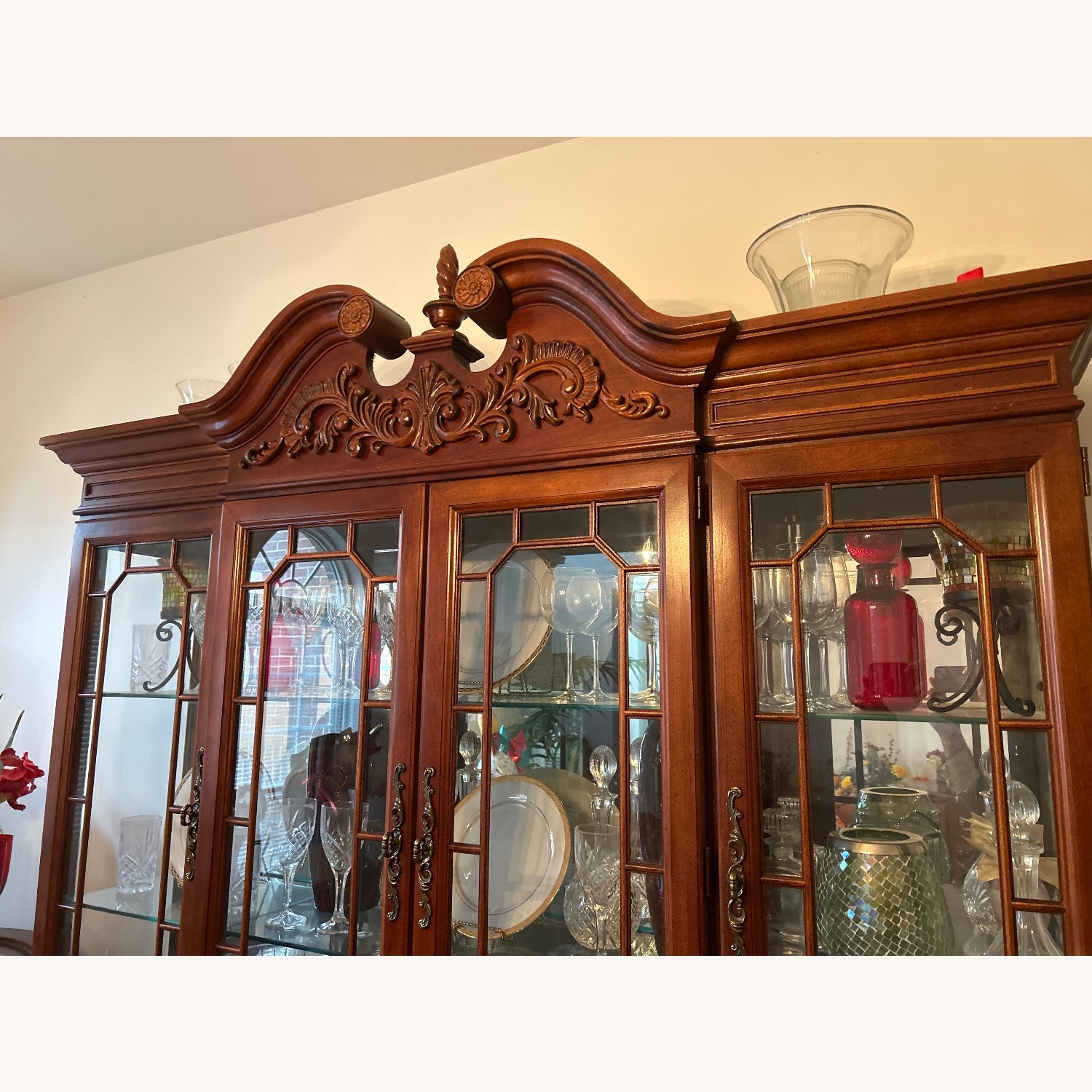 Wood China Cabinet  - image-4