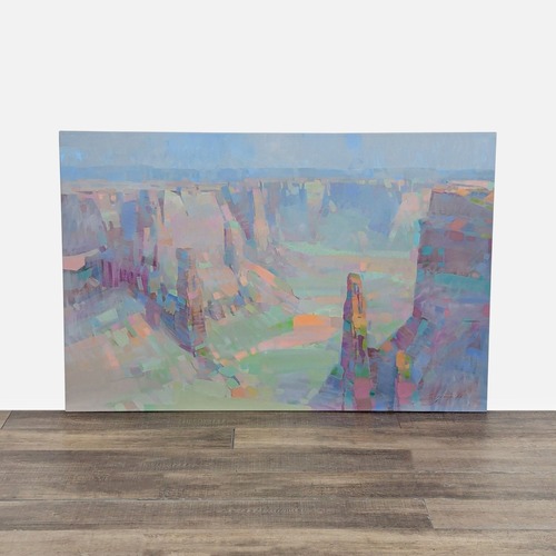 Used Utah Canyon Original Oil on Canvas  for sale on AptDeco
