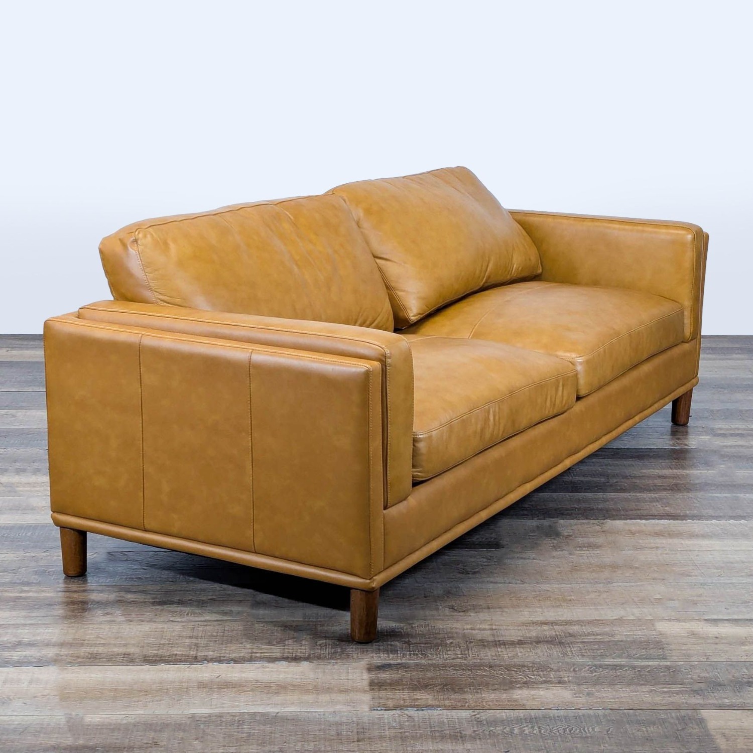 Wade Logan Salix Modern Leather Sofa - image-2