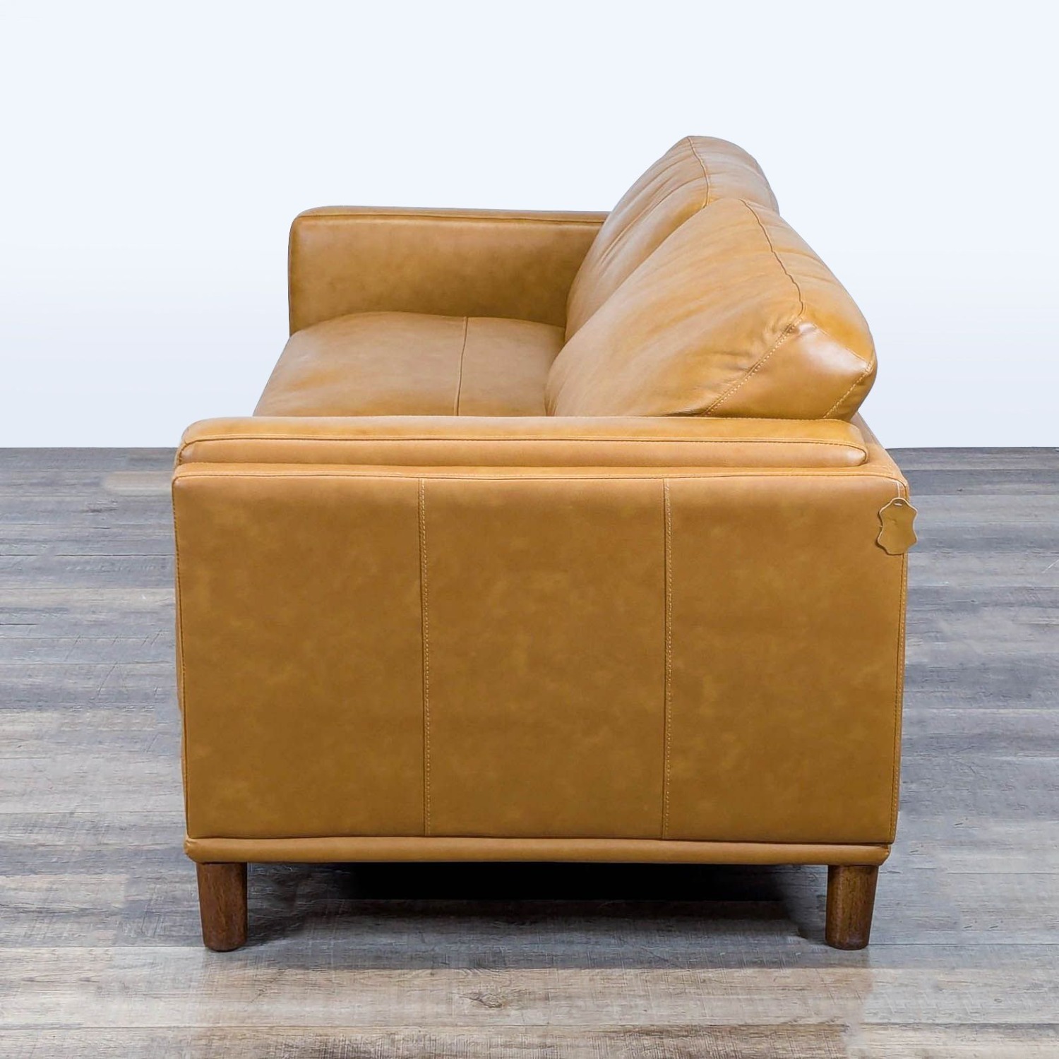Wade Logan Salix Modern Leather Sofa - image-5