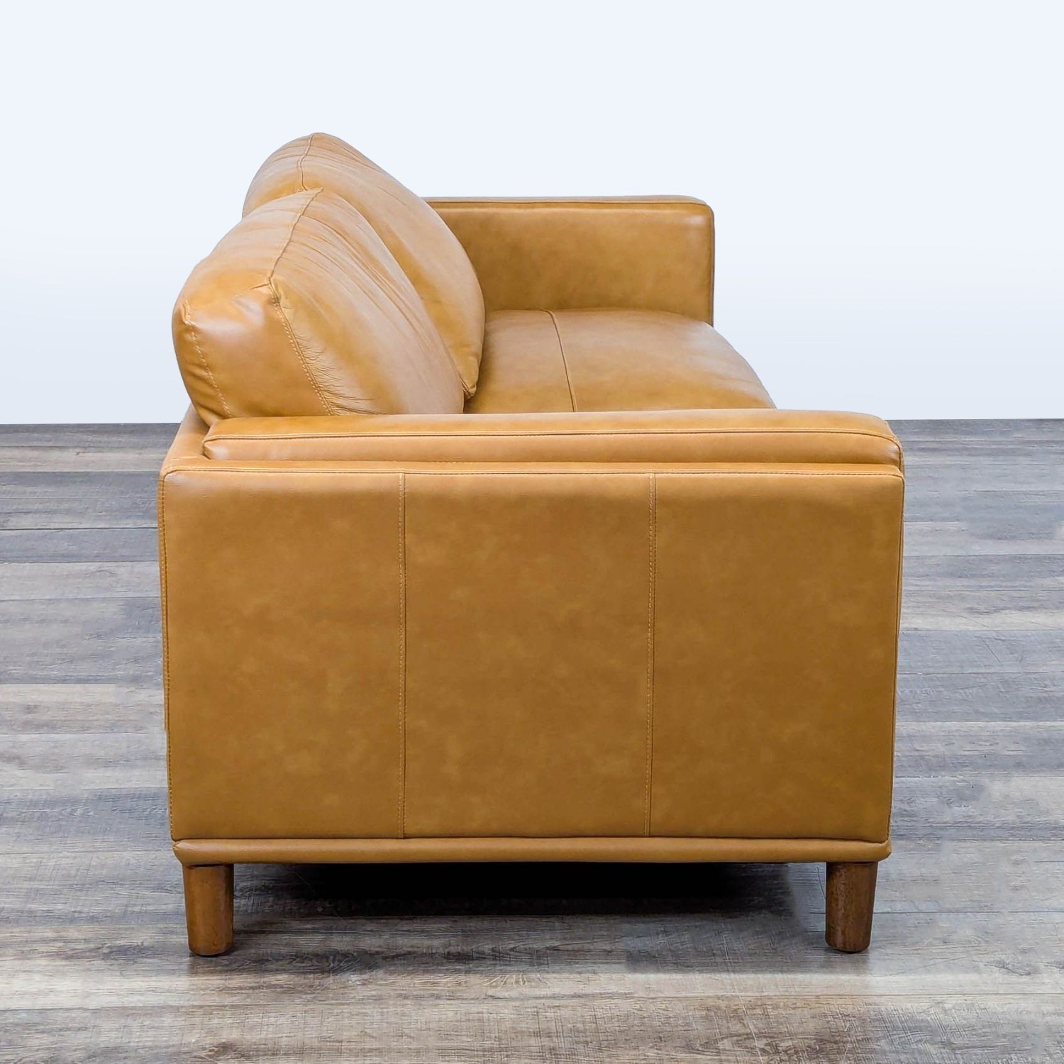Wade Logan Salix Modern Leather Sofa - image-3