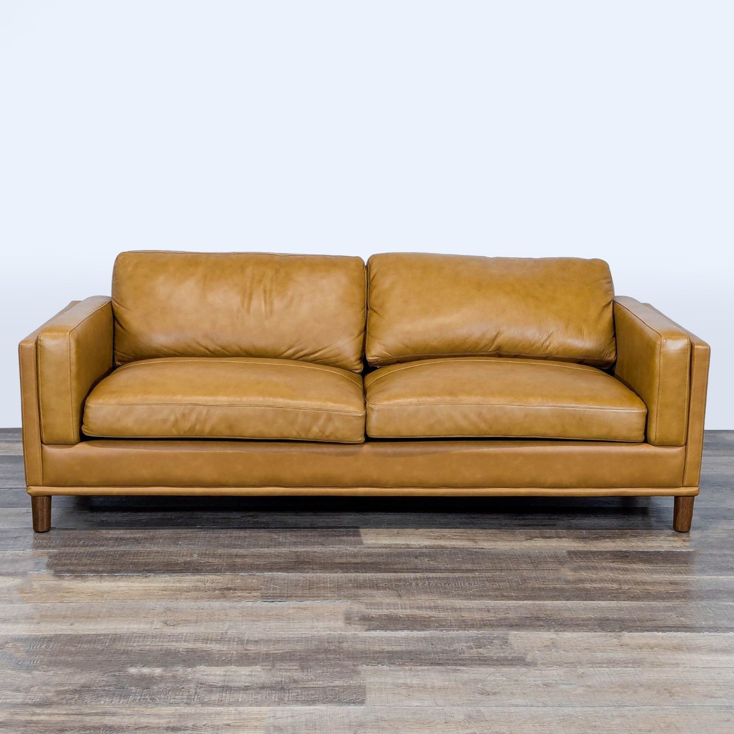 Wade Logan Salix Modern Leather Sofa - image-1
