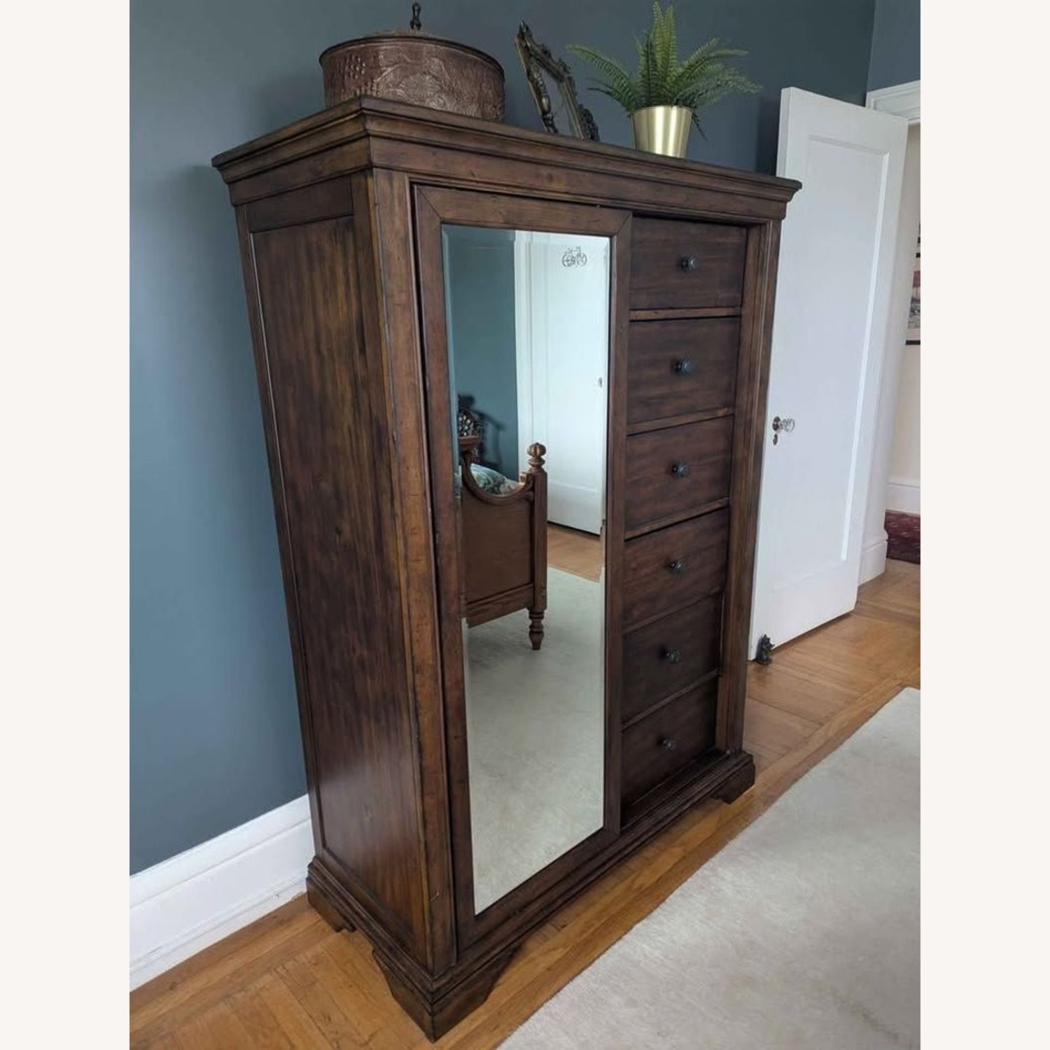 Klaussner Classic Dresser with Sliding Mirror - image-1