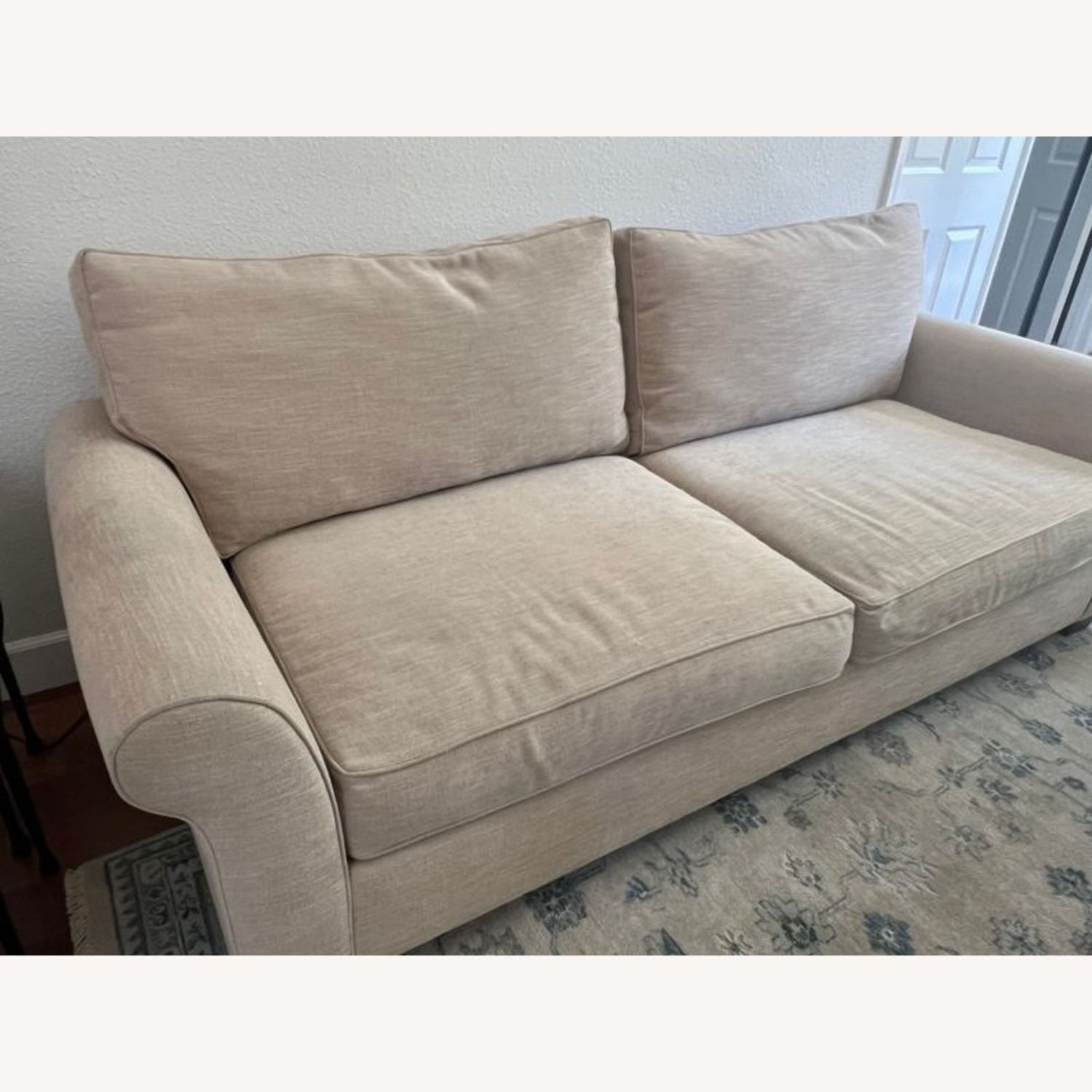 Pottery Barn Transitional Loveseat - image-8