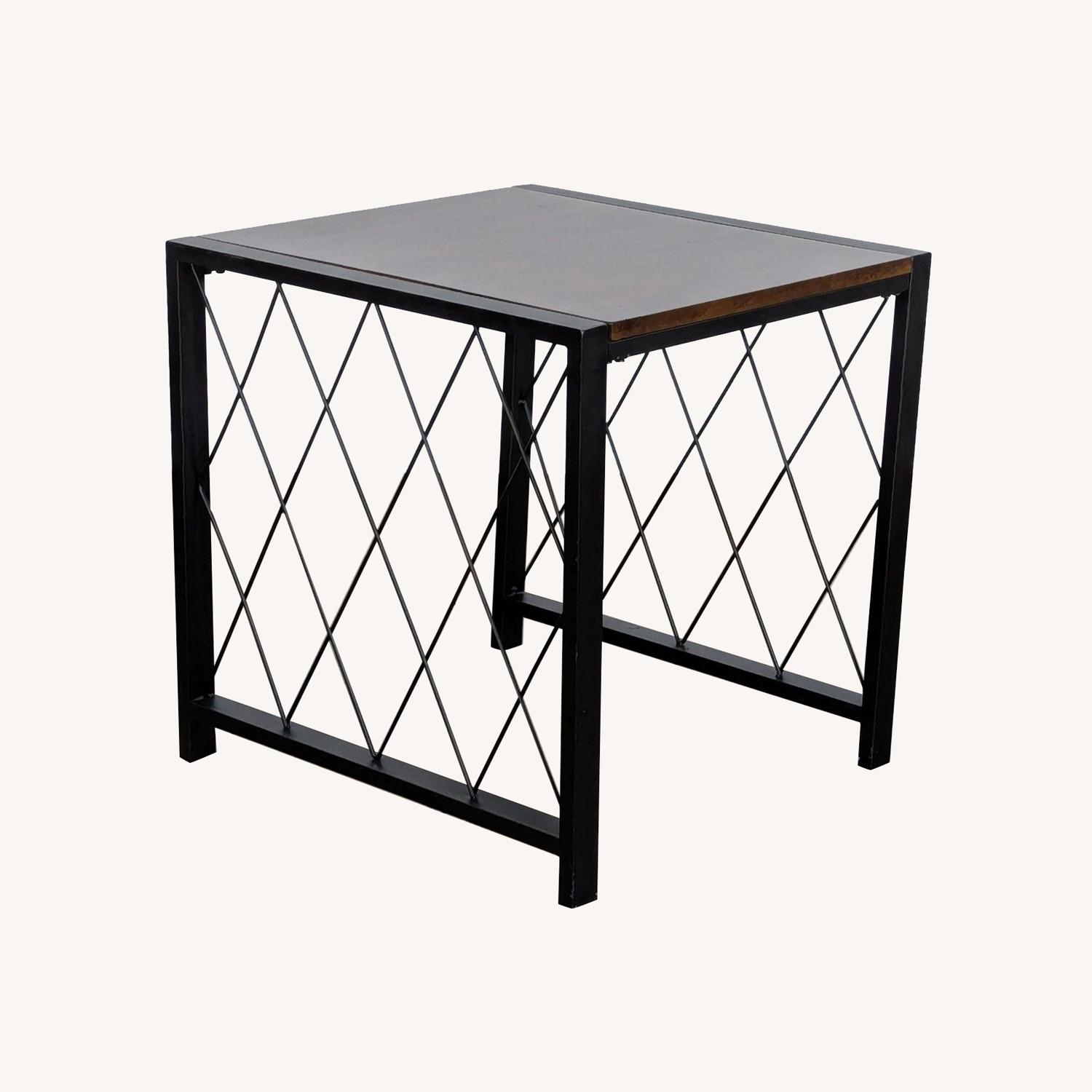 Ashley Furniture Metal & Wood End Table - image-0