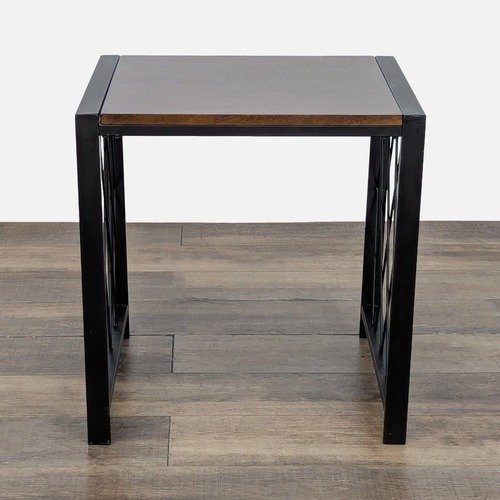 Used Ashley Furniture Metal & Wood End Table for sale on AptDeco