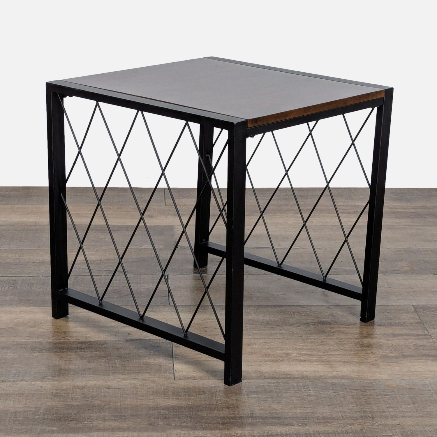 Ashley Furniture Metal & Wood End Table - image-4