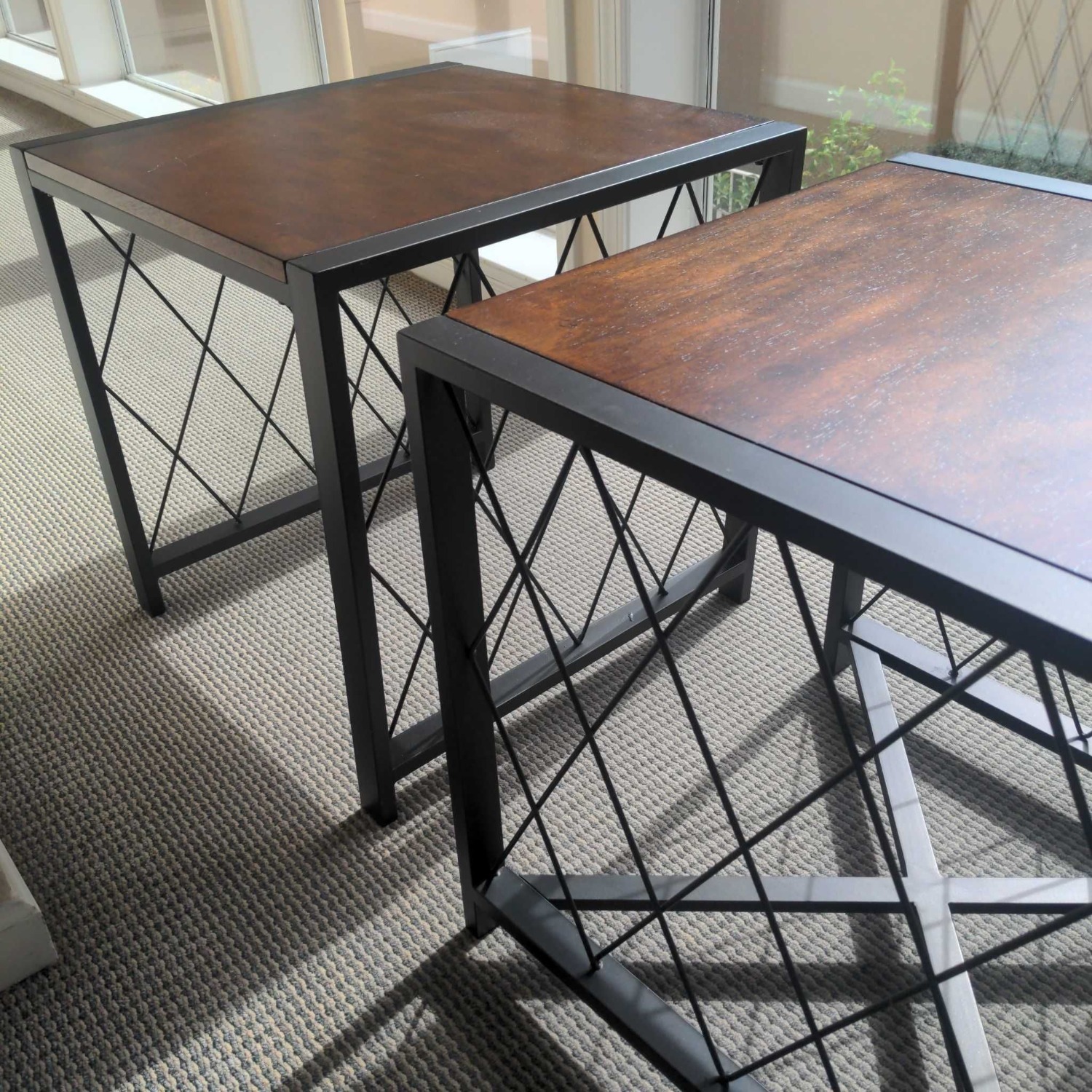 Ashley Furniture Metal & Wood End Table - image-2