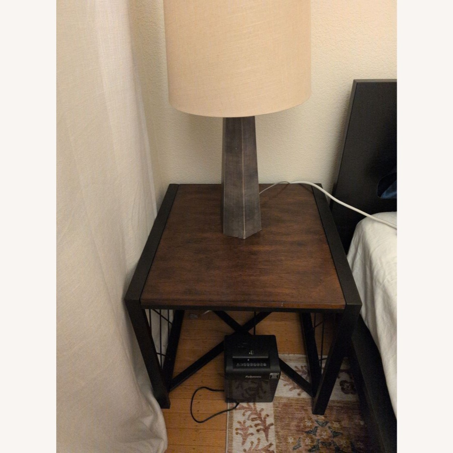 Ashley Furniture Metal & Wood End Table - image-8