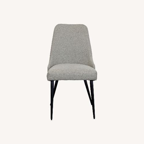 Used Mid-Century Fabric Upholstered Dining Chair for sale on AptDeco