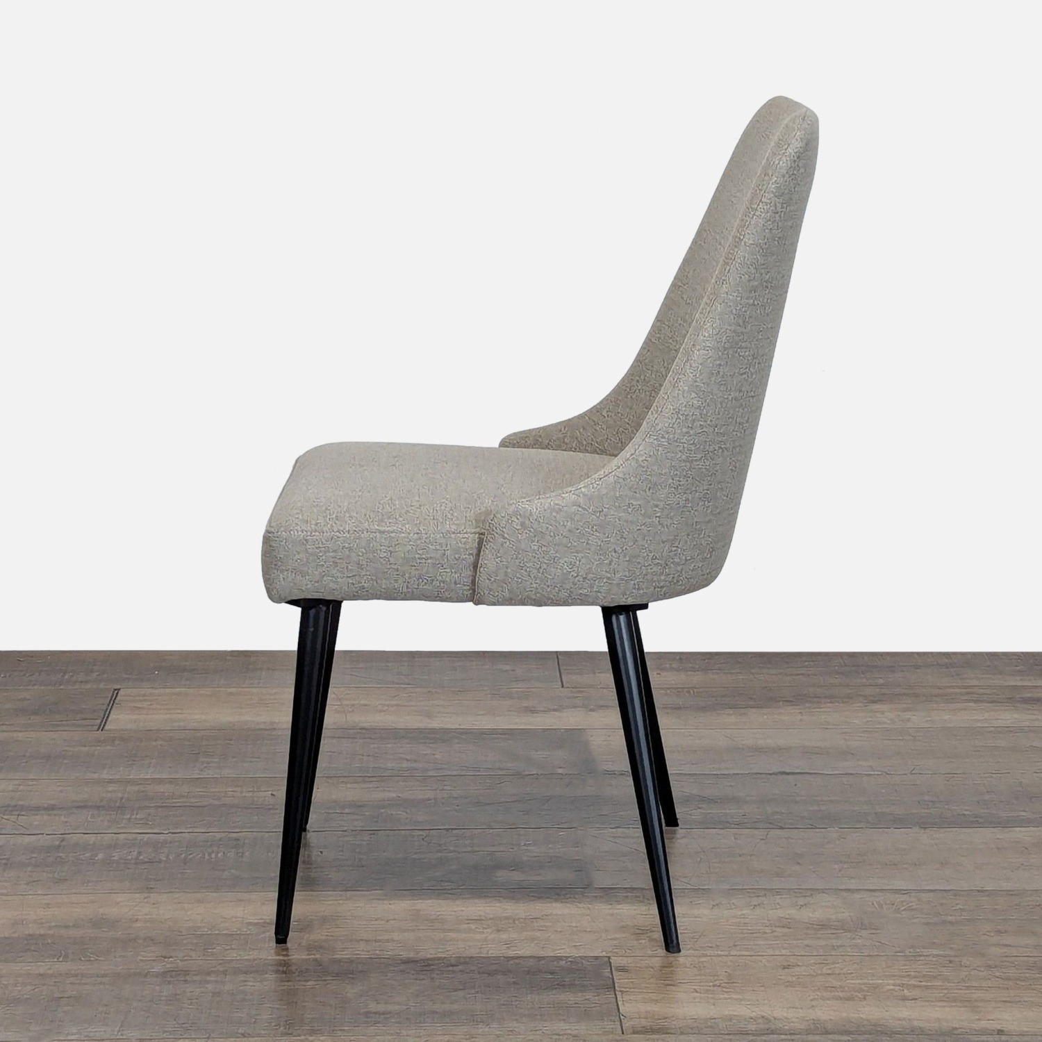 Mid-Century Fabric Upholstered Dining Chair - image-5