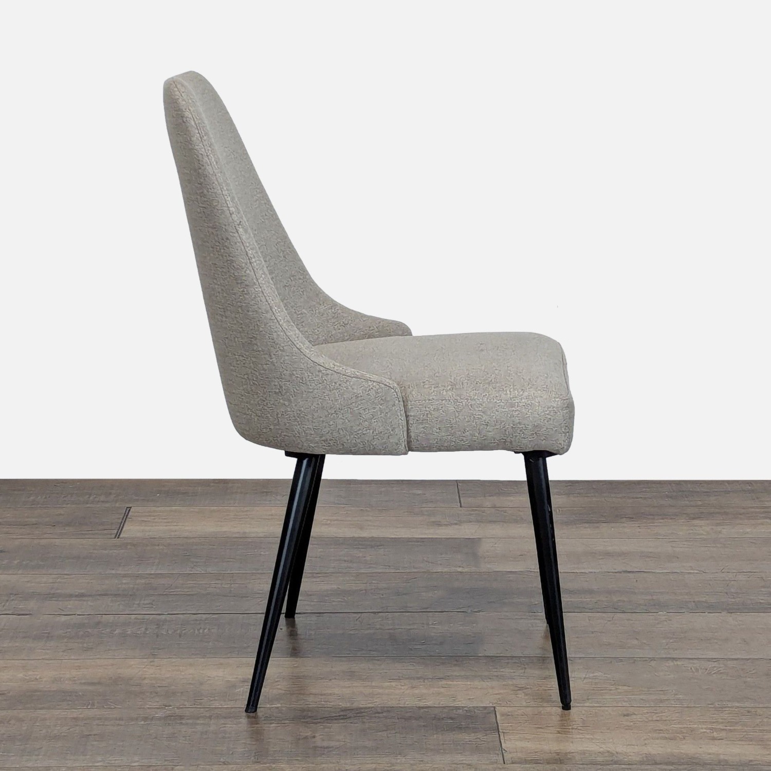 Mid-Century Fabric Upholstered Dining Chair - image-3