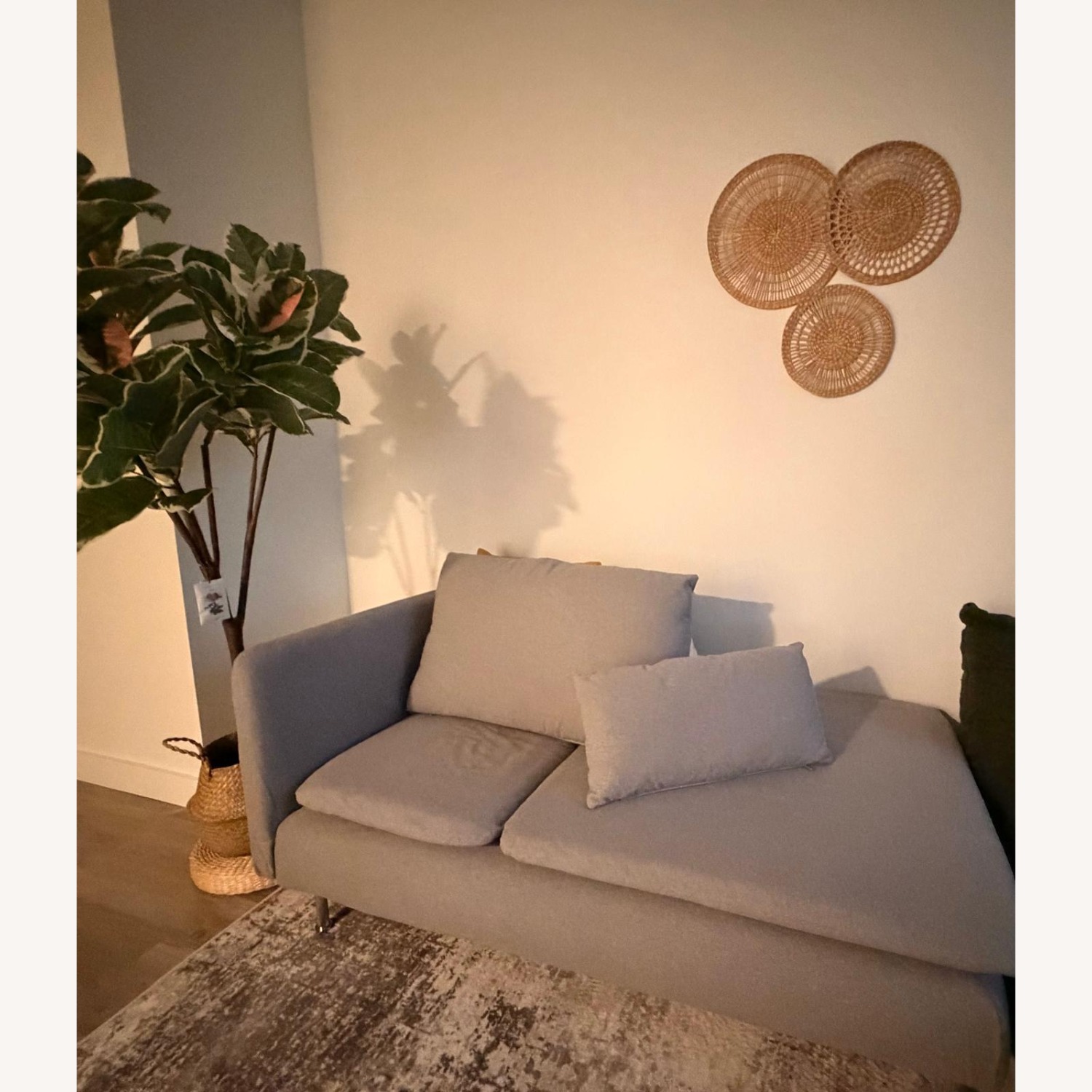 IKEA Light Gray 2 Seater Sofa - image-5